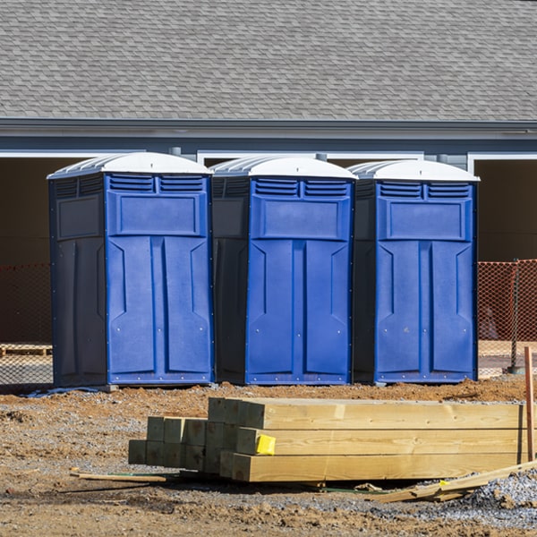 are there any restrictions on where i can place the porta potties during my rental period in Castle Rock MN